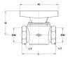 MOFÉM AHA golyóscsap 3/4" BB