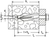 FISCHER GB pórusbeton dübel, 14x75mm