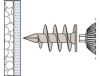 FISCHER FID szigetelőanyag dübel, 90mm