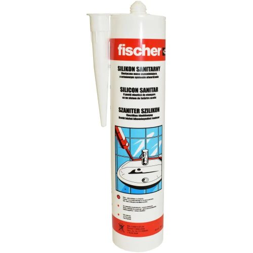 FISCHER DSSI fehér szaniter szilikon, 280 ml 