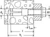 FISCHER feszítődübel EA M12 N